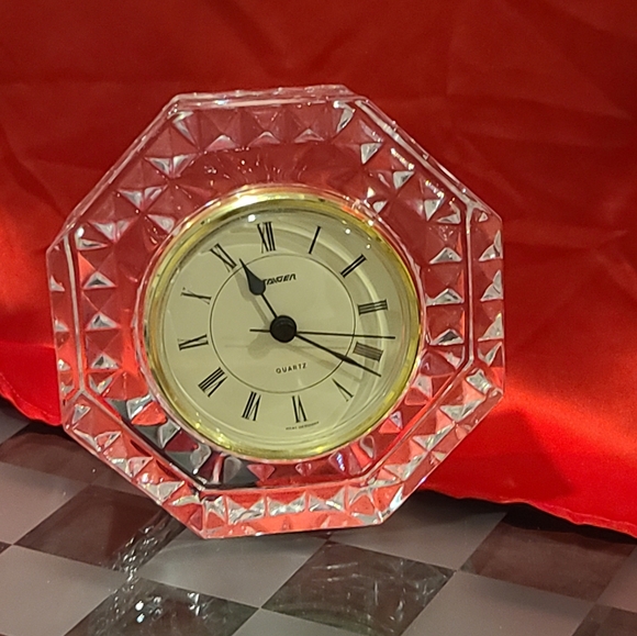 Vintage Other - Crystal Clock For Sale